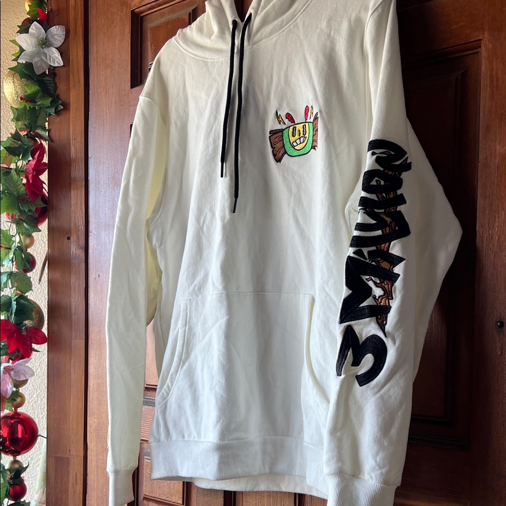 The Boys Club White Graphic Hoodie